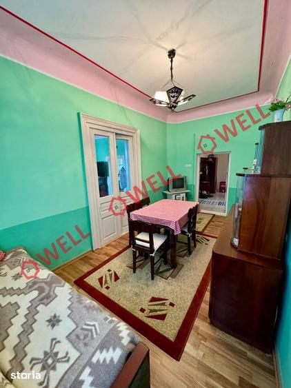 Casă cu 2 camere decomandat cu Teren 98 Mp în Central