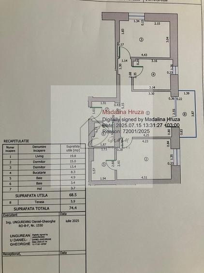 Apartament cu 3 camere semidecomandat, mobilat în Gorjului