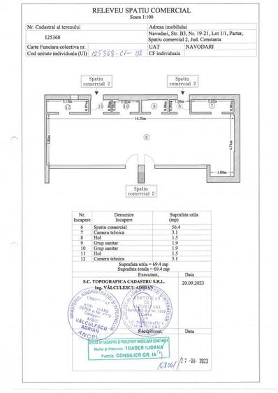 Spațiu comercial, de 70 mp, în Mamaia-Sat