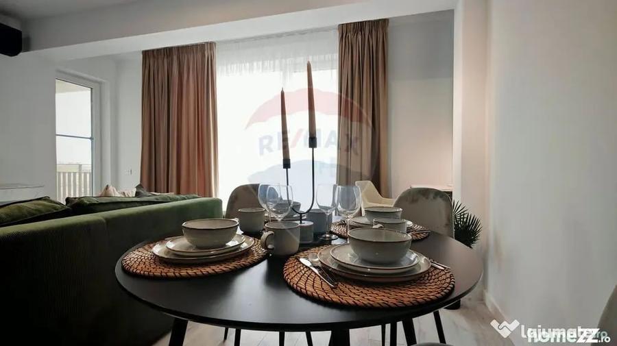 Apartament cu 2 camere semidecomandat în Tunari