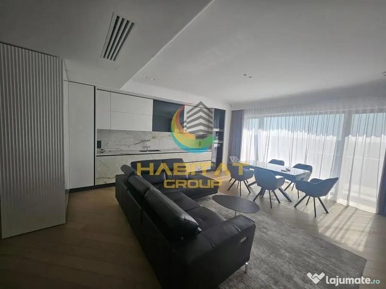Apartament cu 3 camere semidecomandat în Pipera