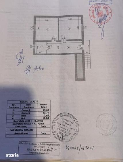 Apartament cu 2 camere, mobilat în Industriilor