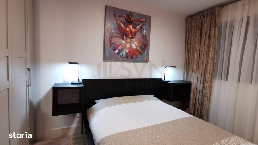 Apartament cu 2 camere, mobilat în Tei