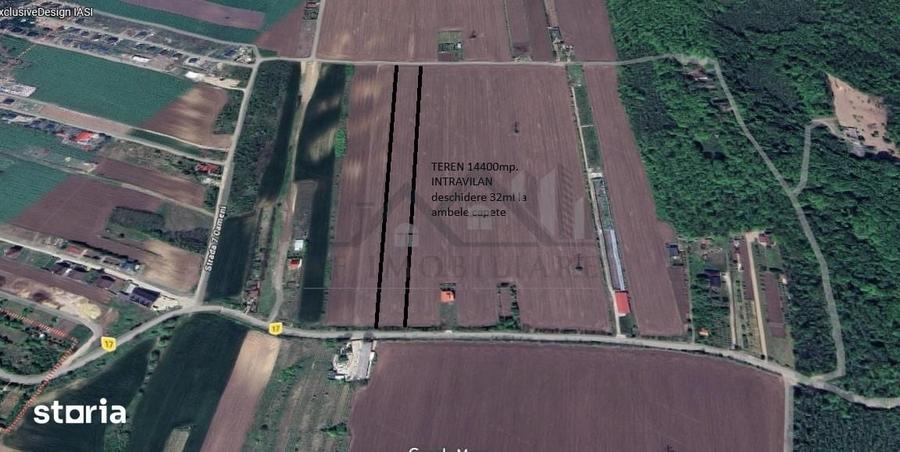 Teren de 14400 mp, în Aroneanu
