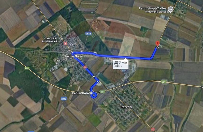 Teren agricol extravilan de 27882 mp, în Exterior Est