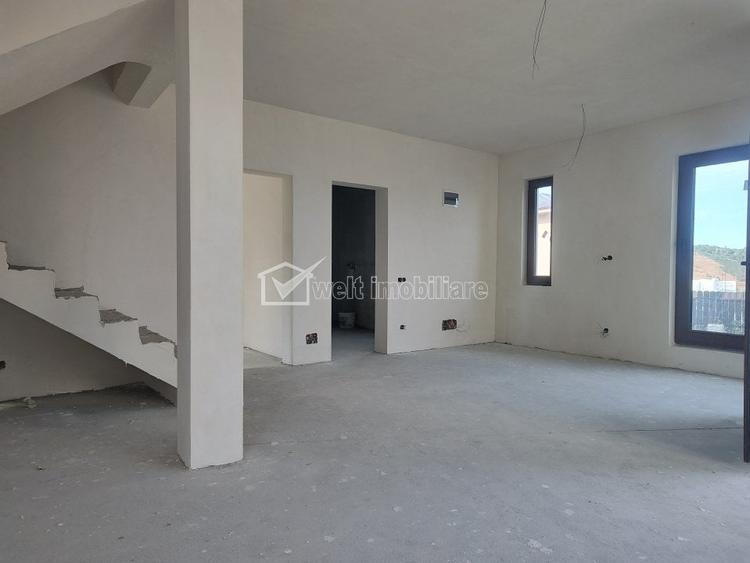 Casa P+M, living, 3 dormitoare, teren in proprietate, Apahida/Campenesti - 4