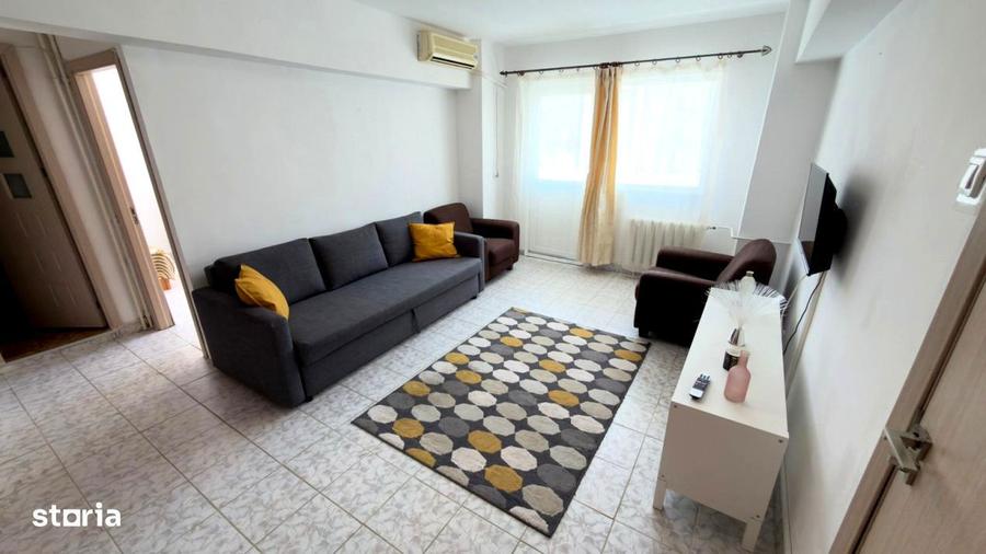 Apartament cu 2 camere semidecomandat, mobilat în Ștefan cel Mare