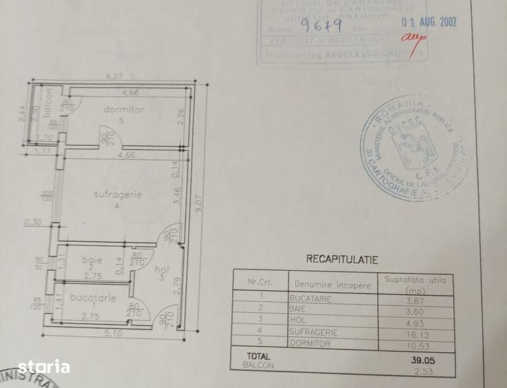 Apartament cu 2 camere în Vest