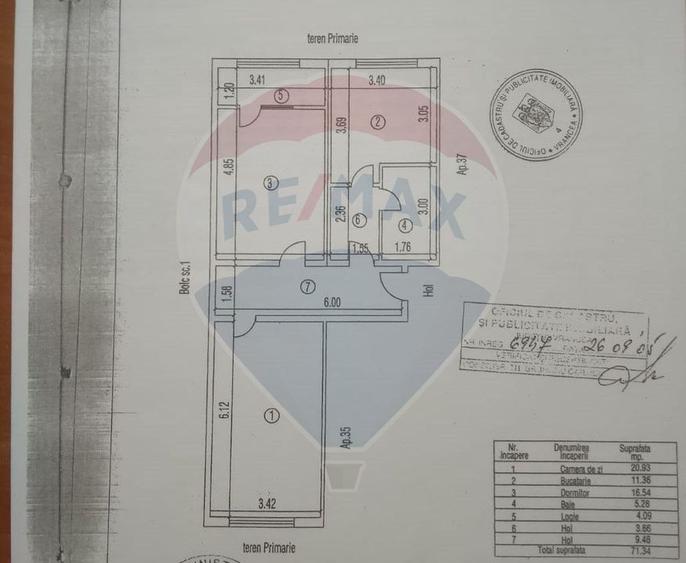 Apartament cu 2 camere decomandat, mobilat în Sud