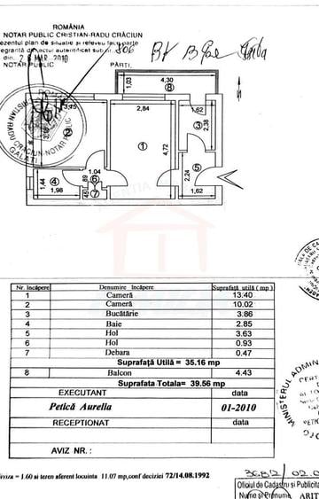 Apartament cu 2 camere semidecomandat, mobilat în Micro 38