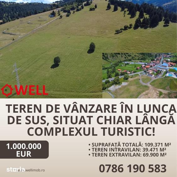 Teren de 109371 mp, în Lunca de Sus