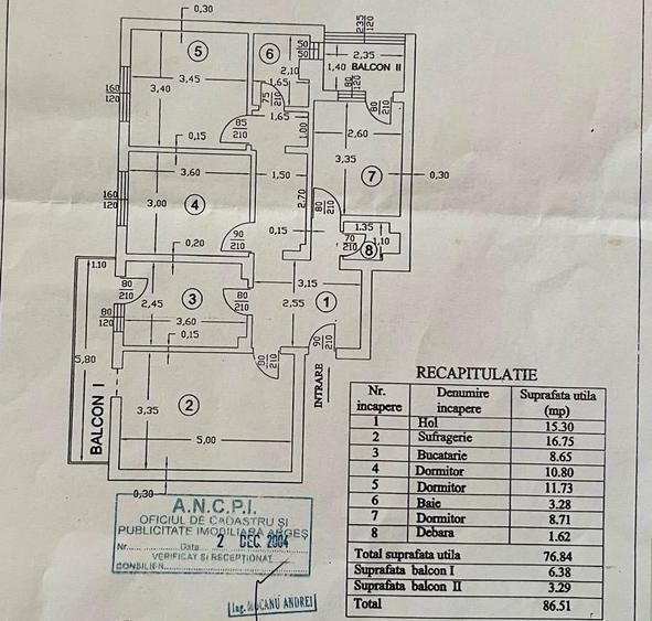 Apartament cu 4 camere decomandat, mobilat în Banat