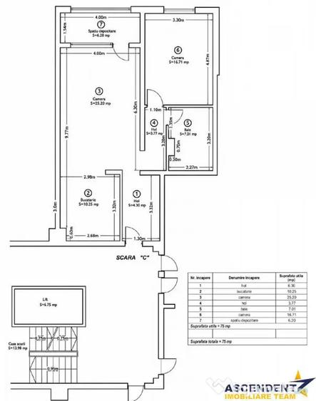 Apartament cu 2 camere decomandat în Vest