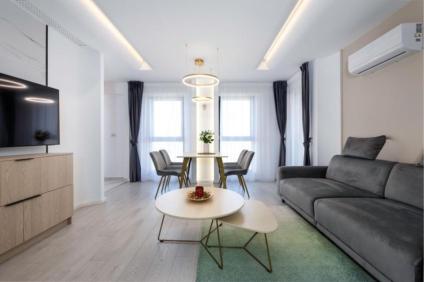 Apartament cu 3 camere, mobilat în Parcul Carol
