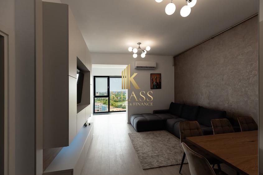 Apartament cu 2 camere semidecomandat, mobilat în Sisești
