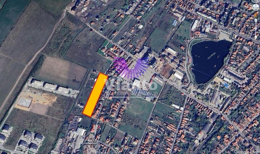 Teren agricol intravilan de 11661 mp, în Nord-Vest