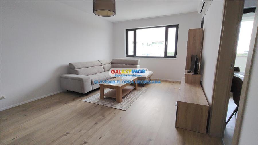 Apartament cu 3 camere semidecomandat, mobilat în Băneasa