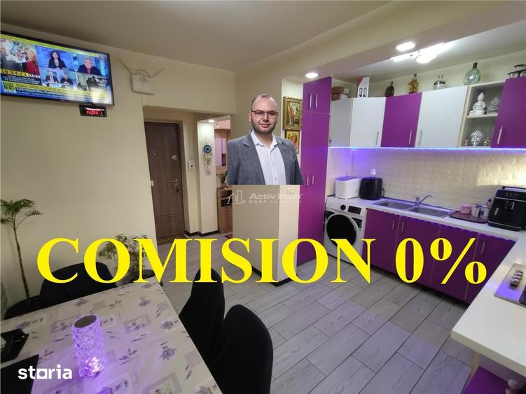 Apartament cu 3 camere semidecomandat în Central