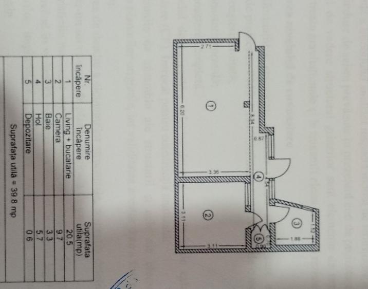 Casă cu 3 camere cu Teren 25 Mp în Central