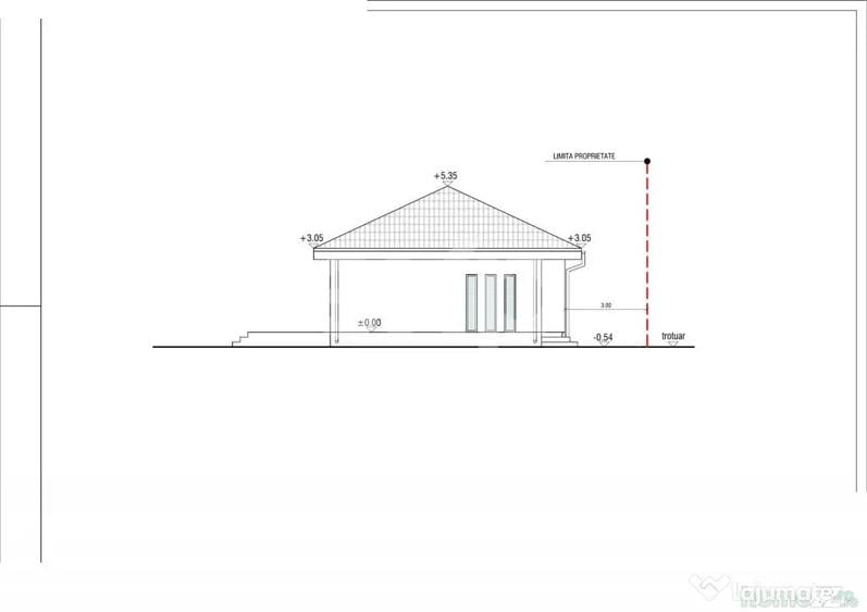 Casă cu 3 camere cu Teren 892 Mp în Bod