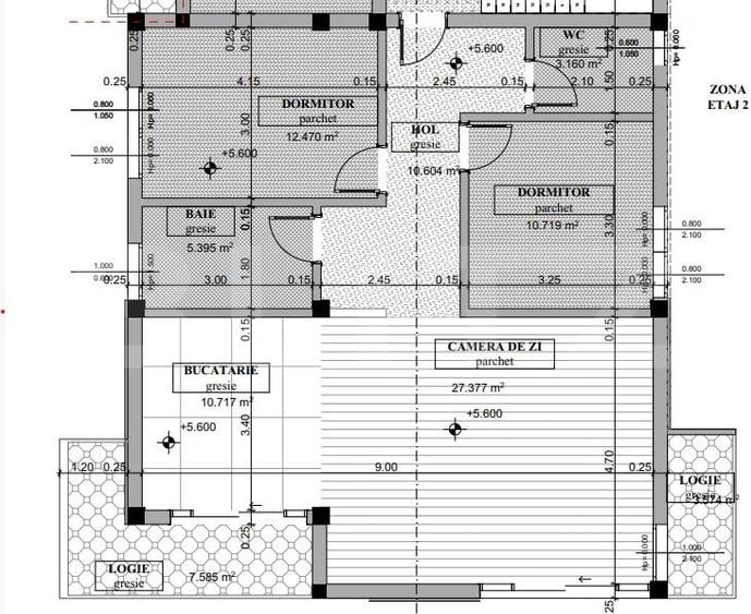 Apartament cu 3 camere semidecomandat, mobilat în Grigorescu