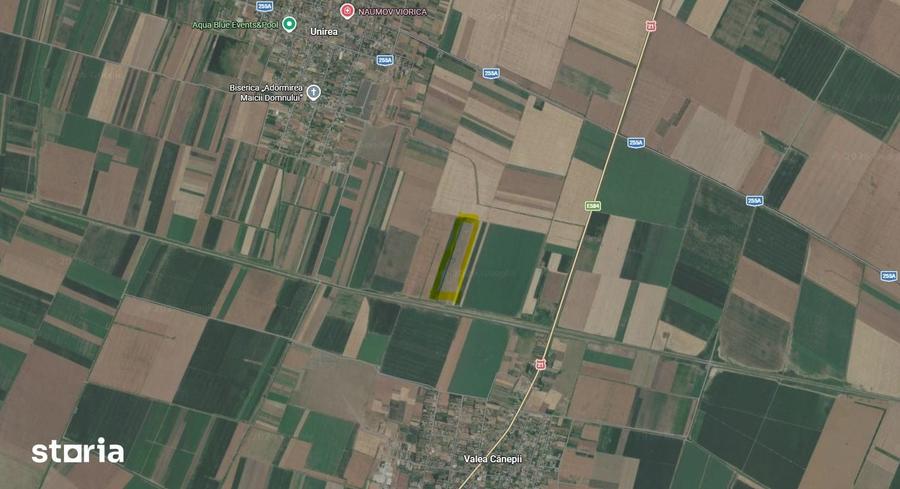 Teren de 110000 mp, în Unirea