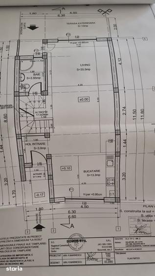 Casă cu 5 camere cu Teren 130 Mp în Nord