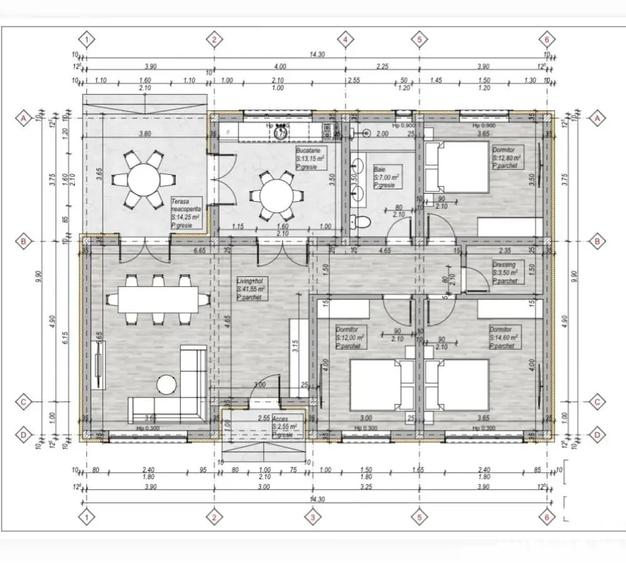 Casă cu 4 camere cu Teren 400 Mp în Central