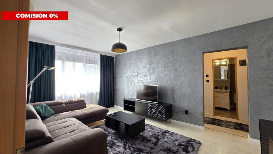 Apartament cu 3 camere semidecomandat, mobilat în Circumvalațiunii