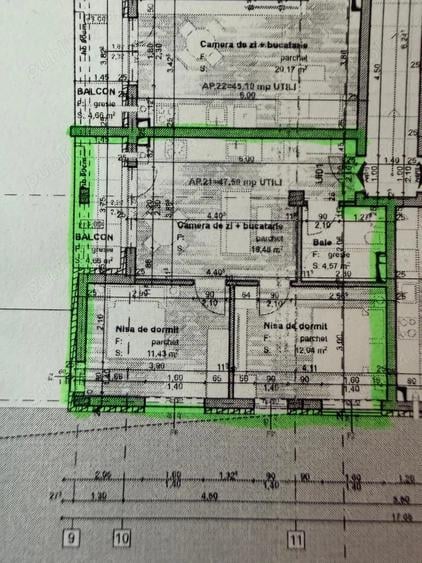 Apartament cu 3 camere decomandat în Central
