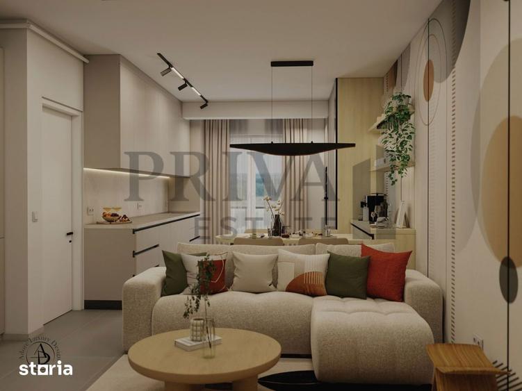 Apartament cu 2 camere, mobilat în Sud