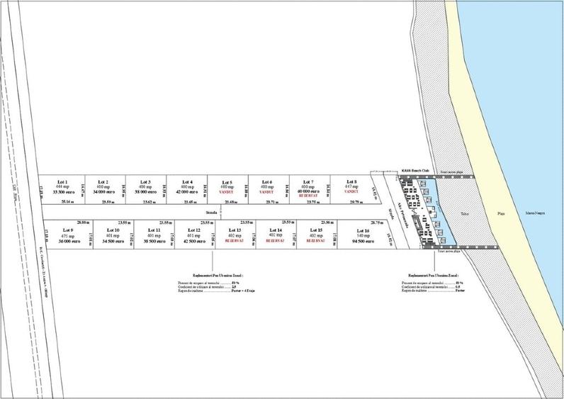 Teren Construcții intravilan de 444 mp, în 23 August