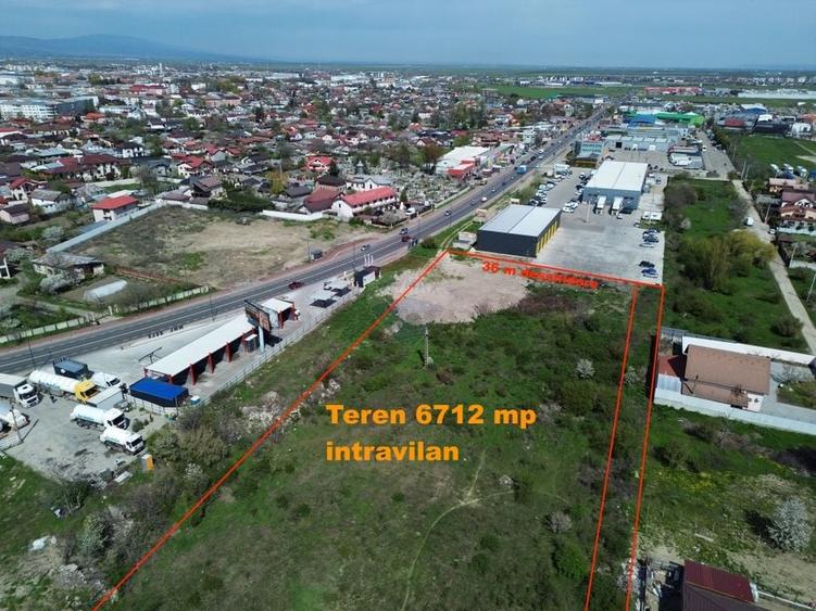 Teren Construcții intravilan de 6712 mp, în Est
