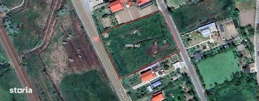 Teren de 3000 mp, în Saligny