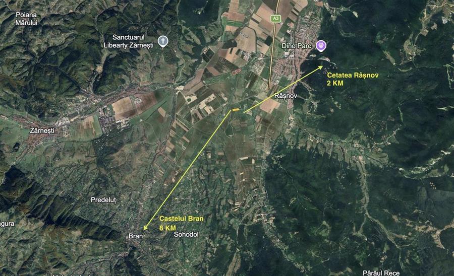 Teren Construcții extravilan de 9998 mp, în Pănicel