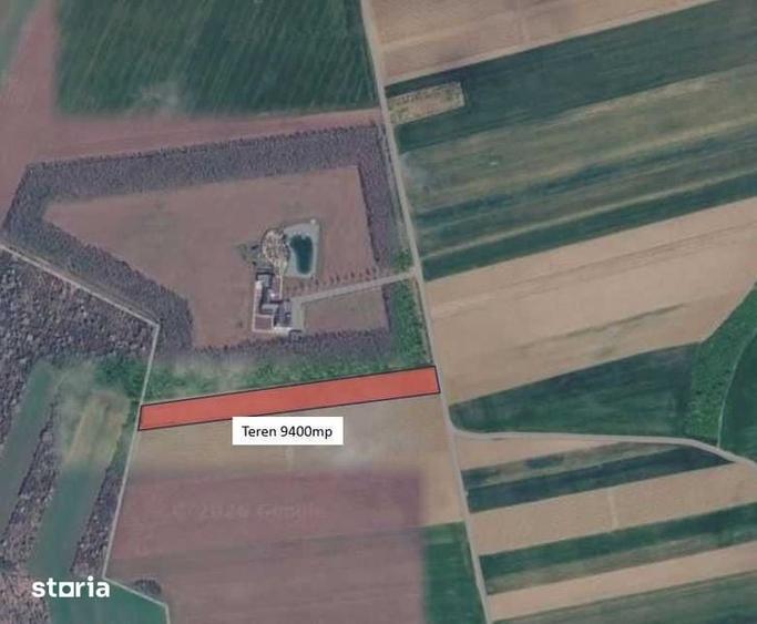 Teren de 9400 mp, în Biharia