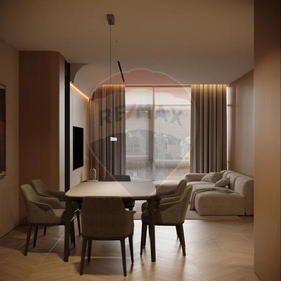 Apartament cu 3 camere semidecomandat în Central