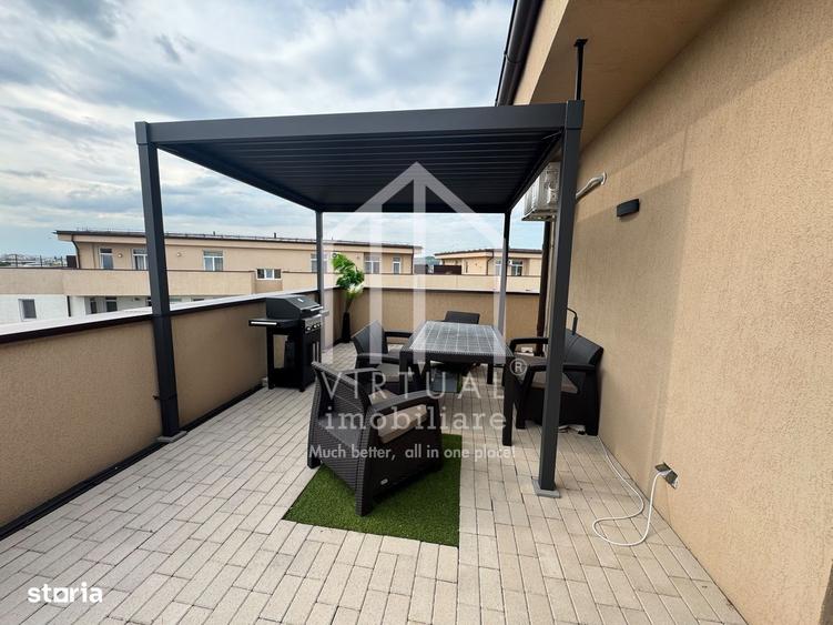 Penthouse cu 2 camere - 41 mp utili + 45 mp terasa + boxa + parcare - 2