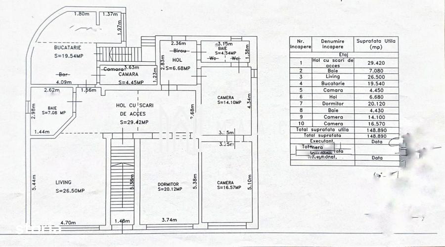 Casa de vanzare 2 apartamente separate garaj si curte zona piata Cluj - 19