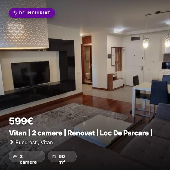 Apartament cu 2 camere semidecomandat, mobilat în Decebal