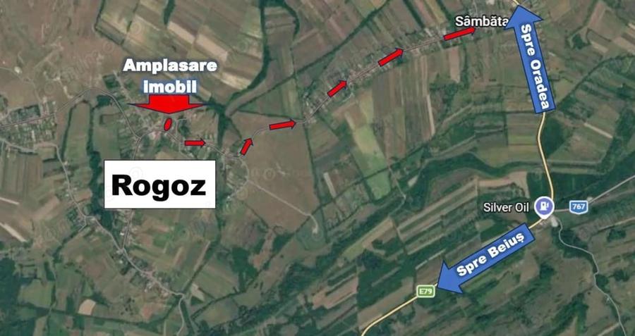 Casă cu 2 camere cu Teren 1427 Mp în Rogoz