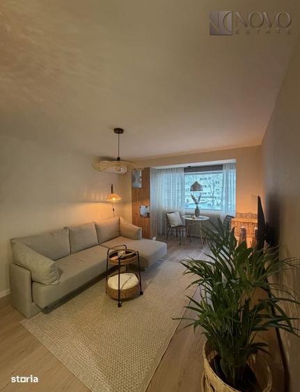 Apartament cu 2 camere semidecomandat, mobilat în Ștefan cel Mare