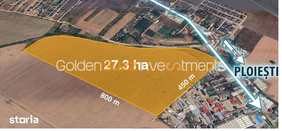 Teren de 270000 mp, în Păulești