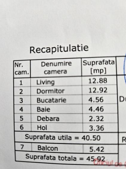 Apartament cu 2 camere decomandat în Central