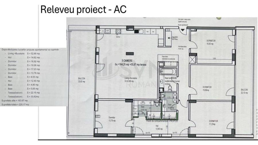 Penthouse cu 5 camere decomandat, mobilat în Iancu Nicolae
