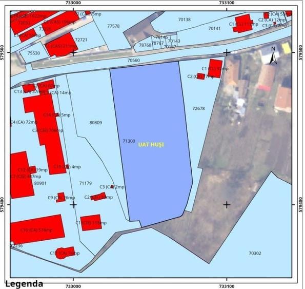 Teren Construcții intravilan de 4494 mp, în Central