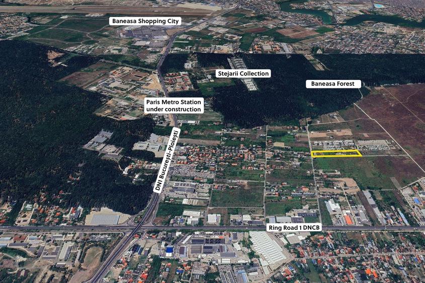 Teren Construcții intravilan de 15000 mp, în Băneasa