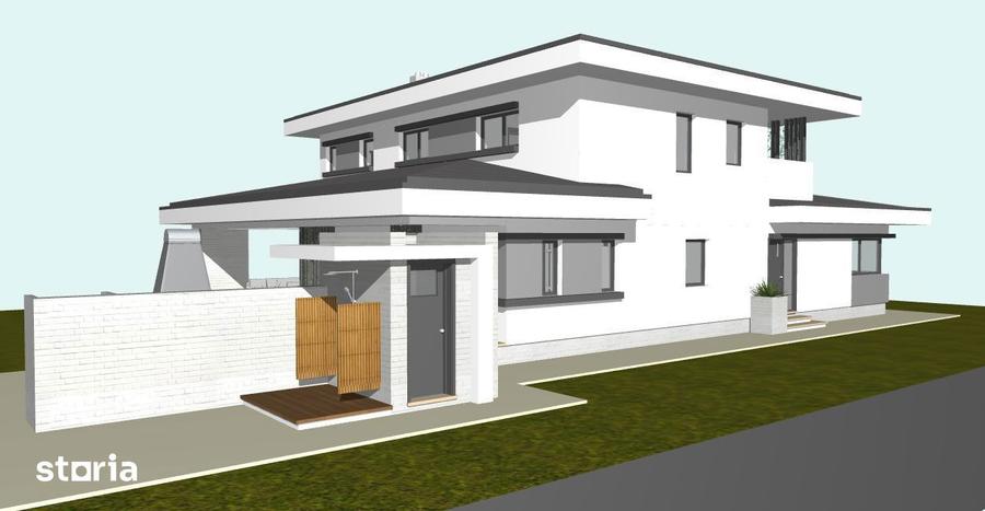 Casa P+1 pe structura metalica teren 2.660 mp - toate utilitatile - 12