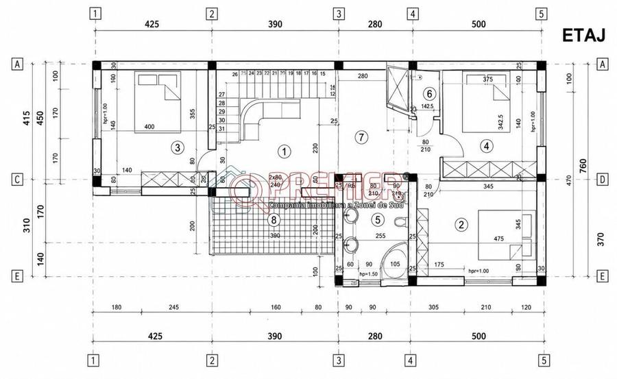 Casă cu 4 camere cu Teren 578 Mp în Central