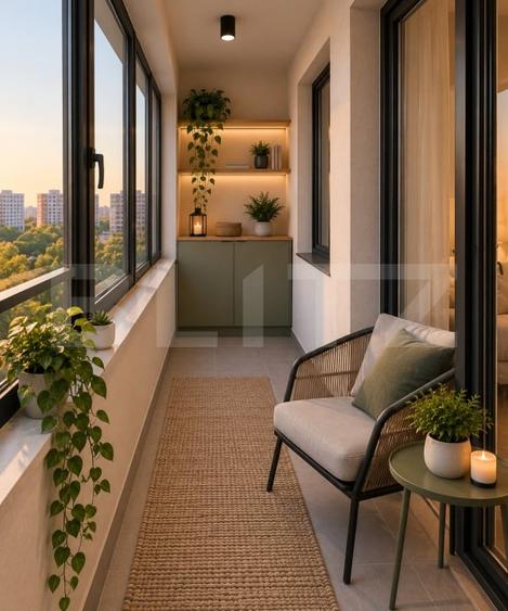 Apartament cu 2 camere semidecomandat în Lunca Cetățuii